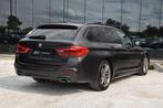 BMW 5 Serie 520 TOURING xDrive M Sport Pano HeadUp 360 Dis, Te koop, Zilver of Grijs, Break, Gebruikt