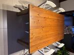 Eettafel en 4 stoelen, Huis en Inrichting, Ophalen, Gebruikt, Grenenhout