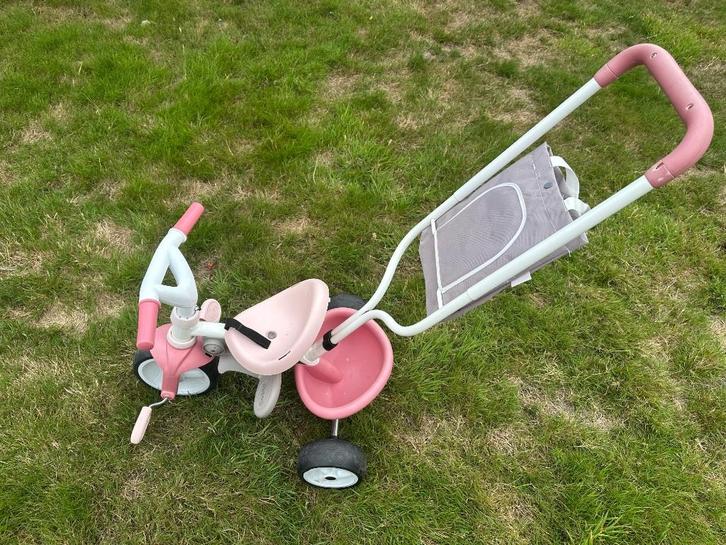 Smoby Driewieler, Fietsen en Brommers, Fietsen | Driewielers, Gebruikt, Duwstang, Ophalen