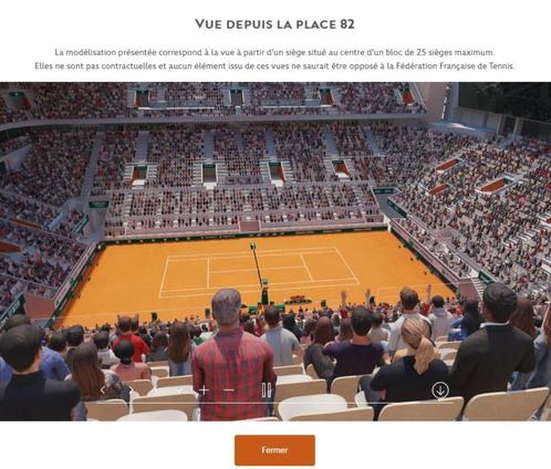 Roland-Garros-tickets (5 juni) Halve finales - Court Philipp, Tickets en Kaartjes, Sport | Tennis, Twee personen, Juni
