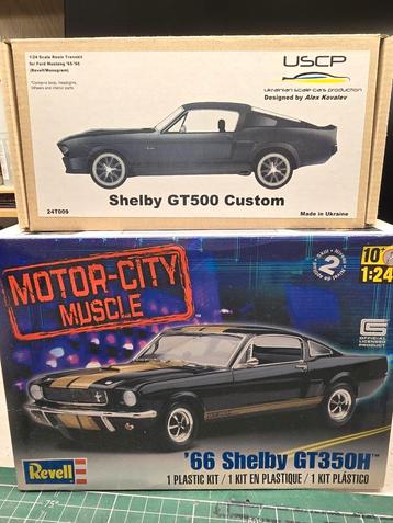 Revell 66 Mustang GT350H en USCP Shelby GT500 Custom. beschikbaar voor biedingen