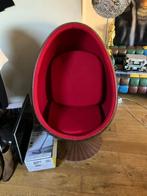Cocoon stoel echt hout, Ophalen, Hout, Nieuw, Rood