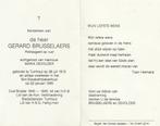 Politie agent oudstrijdeer 1940-45 Gerard Brusselaers, Collections, Images pieuses & Faire-part, Enlèvement ou Envoi
