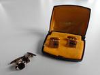 2 sets vintage manchetknopen, Handtassen en Accessoires, Manchetknopen, Ophalen of Verzenden