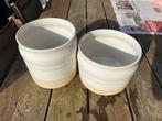 Set van 2 bloempotten, Moins de 25 cm, Comme neuf, Enlèvement, Intérieur