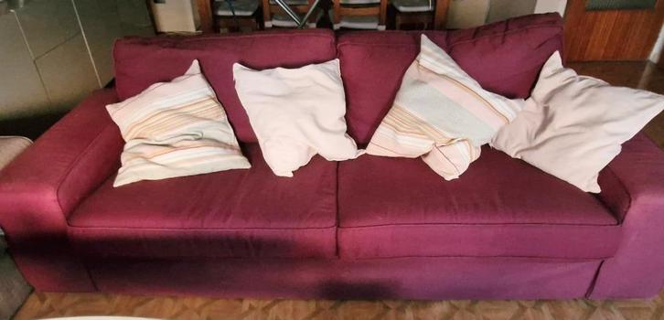 Canapé 3 places cherche nouveaux fessiers !, Huis en Inrichting, Zetels | Zetels, Gebruikt, Rechte bank, Driepersoons, 200 tot 250 cm