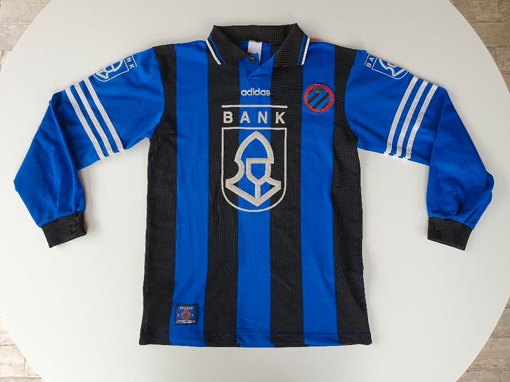 Voetbalshirt Club Brugge 1996-1997 Home shirt (Adidas, 152), Verzamelen, Sportartikelen en Voetbal, Gebruikt, Shirt, Ophalen of Verzenden