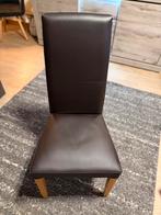 Eetkamerstoelen 6 stuks, Huis en Inrichting, Stoelen, Ophalen, Bruin, Hout, Zo goed als nieuw