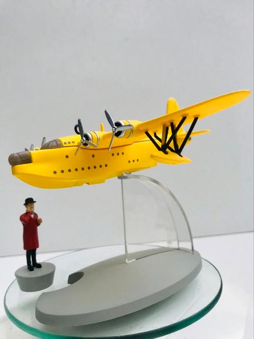L'hydravion TINTIN Hergé les 7 boules de cristal, Collections, Personnages de BD, Comme neuf, Statue ou Figurine, Tintin, Enlèvement ou Envoi
