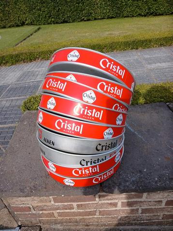Dienbladen Cristal, Verzamelen, Biermerken, Ophalen