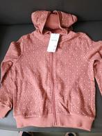 Sweater met kap en rits NIEUW mt 128, Neuf, Chemise ou À manches longues, Enlèvement, JBC.