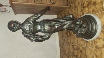De Zaaister naar Charles Ruchot  Bronzen beeld beschikbaar voor biedingen