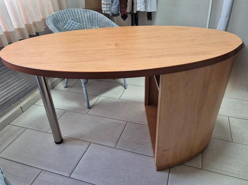 Tafel, Huis en Inrichting, Tafels | Eettafels, Zo goed als nieuw, 50 tot 100 cm, 100 tot 150 cm, Drie personen, Ovaal, Ophalen