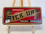 Pick Up Aperitif oud reclamebord, Verzamelen, Ophalen of Verzenden, Gebruikt, Reclamebord