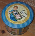 Tintin boîte en tôle Brochet + emballage 1965 Hergé Kuifje, Collections, Tintin, Autres types, Utilisé, Enlèvement ou Envoi