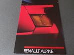 Renault Alpine V6 GT en Turbo 1988  brochure, Verzenden, Renault