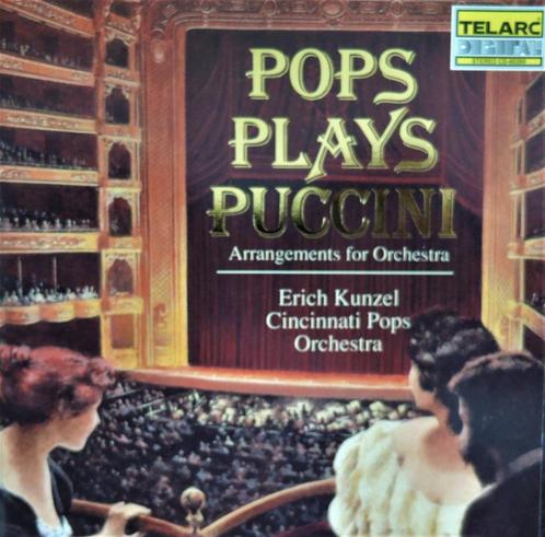 Pops plays Puccini - CPO/Erich Kunzel - TELARC - DDD, Cd's en Dvd's, Cd's | Klassiek, Zo goed als nieuw, Opera of Operette, Ophalen of Verzenden