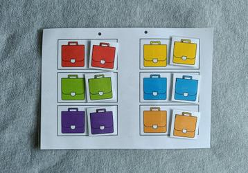 Eendoostaak - Matchen - Puzzelen - Boekentas - Educatief -€2 beschikbaar voor biedingen
