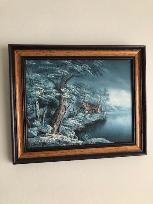 Schilderijtje op doek (vaste prijs), Antiek en Kunst, Kunst | Schilderijen | Klassiek, Ophalen