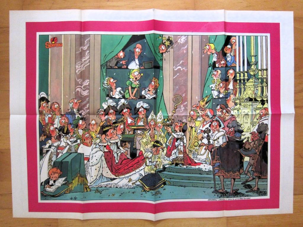 Poster Godasse et Godaille du Spirou 2251 (1981) TBE, Livres, BD, Comme neuf, Une BD, Enlèvement ou Envoi