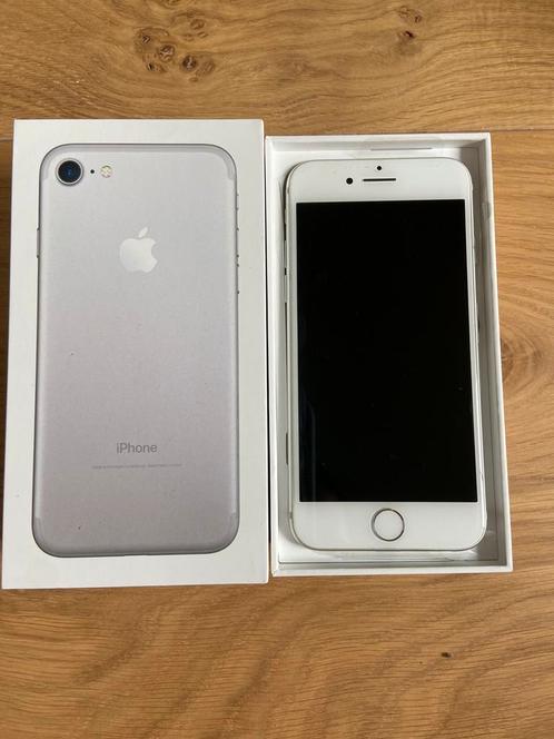 iPhone 7 ZILVER 128 GB, Telecommunicatie, Mobiele telefoons | Apple iPhone, 128 GB, iPhone 7, Zilver