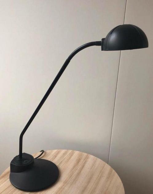 Zwarte bureaulamp, Huis en Inrichting, Lampen | Tafellampen, Zo goed als nieuw, Minder dan 50 cm, Metaal, Ophalen