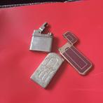 3 oude aanstekers 1 Giorgio AZURI 1 Luck 1 werkt, Verzamelen, Ophalen