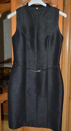Donker marineblauw kleed, Kleding | Dames, Jurken, Ophalen, Blauw, Zo goed als nieuw, Knielengte