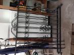 Set van 2 gietijzeren elegante (raam)decoratie, Gebruikt, Metaal, 75 tot 150 cm, Ophalen