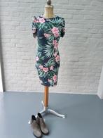 Esprit kokerjurk met bloemenprint, Gedragen, Maat 34 (XS) of kleiner, Blauw, Esprit