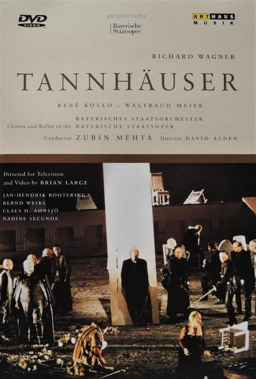 Wagner / Tannhäuser - Bayerische Staatsoper / Mehta, CD & DVD, DVD | Musique & Concerts, Comme neuf, Musique et Concerts, Enlèvement ou Envoi