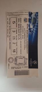 Rsca Benfica, Tickets en Kaartjes