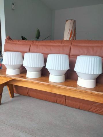 Prijs per stuk vintage design plafond lamp Philips glas beschikbaar voor biedingen