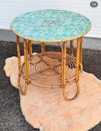 Vintage bamboe salontafel, Huis en Inrichting, Tafels | Salontafels, Ophalen of Verzenden