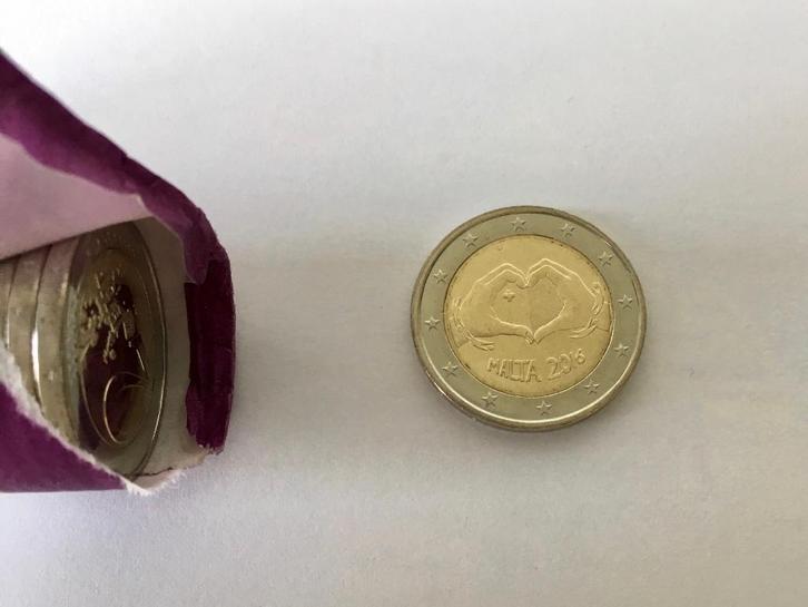 Malta 2016 Herdenkingsmunt 2 Euro 'Love' UNC, Postzegels en Munten, Munten | Europa | Euromunten, Losse munt, 2 euro, Malta, Verzenden