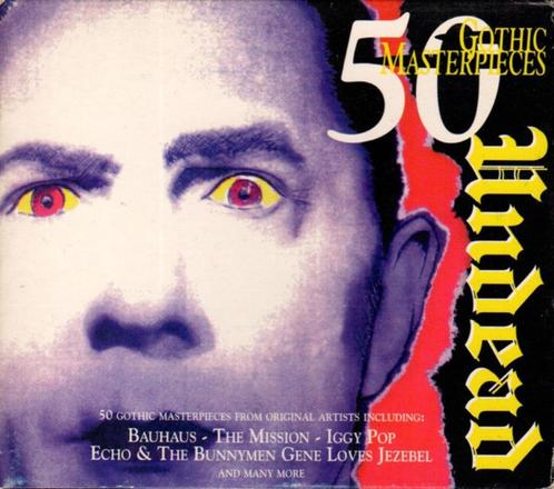Undead - 50 Gothic Masterpieces, Cd's en Dvd's, Cd's | Hardrock en Metal, Zo goed als nieuw, Ophalen of Verzenden