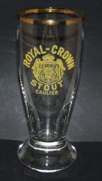 Royal Crown Stout Caulier, Verzamelen, Biermerken, Verzenden, Gebruikt, Glas of Glazen, Overige merken