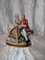 antiek beeldje van Duits porselein, Antiek en Kunst, Ophalen of Verzenden