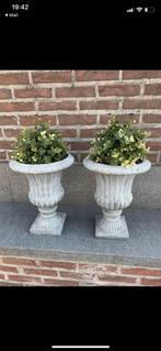 2 pots de fleurs, calice de 45 cm de haut, Jardin & Terrasse, Enlèvement, Utilisé