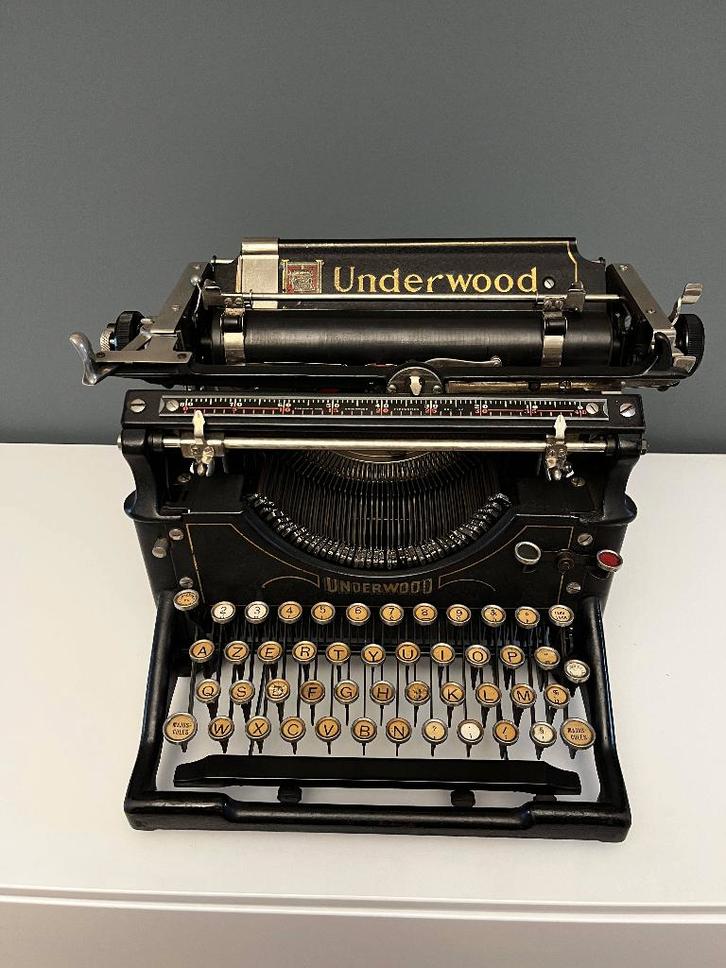 Machine à écrire Underwood 5 (1903), Divers, Machines à écrire, Utilisé, Enlèvement