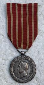 Medaille, Frankrijk, Campagne de Italie 1859, Zg, Ophalen of Verzenden, Landmacht, Lintje, Medaille of Wings