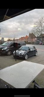Mini Cooper R50 1.6 benzine 2002 automaat export/handelaar, Auto's, Mini, Zwart, 4 cilinders, 1600 cc, Leder en Stof