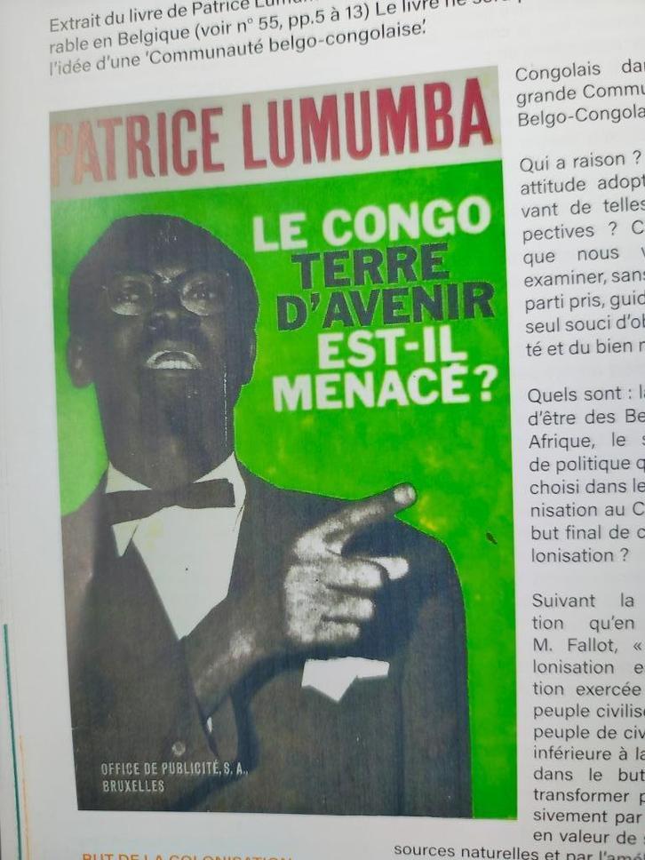 Lumumba croisière noire 1925 Luc Heush 2 revues Congo, Livres, Histoire nationale, Utilisé, 20e siècle ou après, Envoi