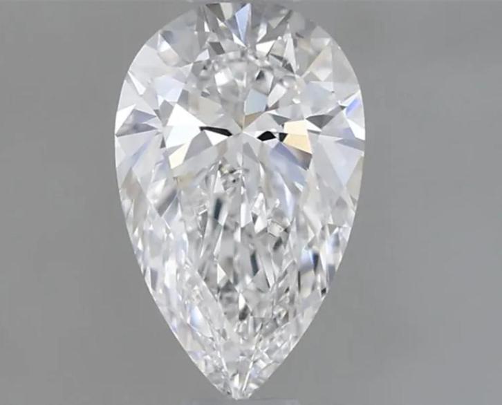 Pear Diamond 3,04 karaat (IGI-gecertificeerd), Handtassen en Accessoires, Edelstenen, Nieuw, Ophalen of Verzenden