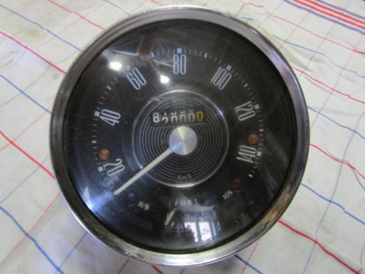 centrale teller mini MK II met 82000 km, CLASSIC MINI, Auto-onderdelen, Dashboard en Schakelaars, Mini, Oldtimer onderdelen, Rover