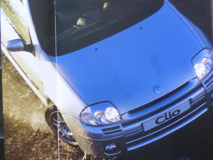 Brochure Renault Clio avec 2.0 16v 2000, Livres, Autos | Brochures & Magazines, Renault, Enlèvement ou Envoi