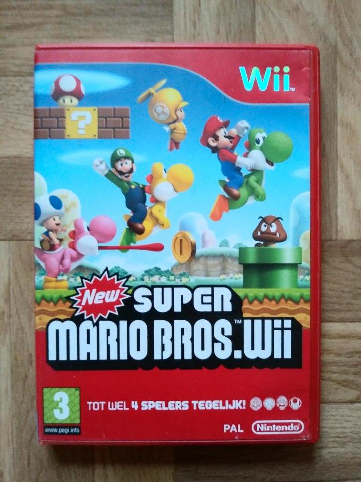 New Super Mario Bros.Wii topspel voor Wii of Wii U, Games en Spelcomputers, Games | Nintendo Wii, Zo goed als nieuw, Avontuur en Actie