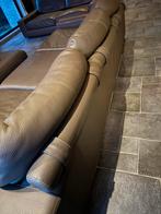 Lederen zetel in dik leer, Ophalen, Zo goed als nieuw