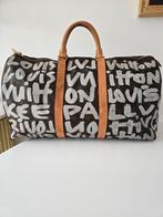 Louis Vuitton Keepall graffiti, Ophalen of Verzenden, Gebruikt, Wit