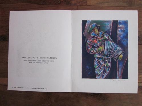 Rare !! Tony Agostini Arlequin Belgique lithographie couleur, Antiquités & Art, Art | Lithographies & Sérigraphies, Enlèvement ou Envoi